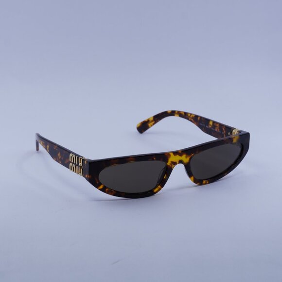 Miu Miu MU07ZS VAU06B Sunglasses Honey Havana Geometric Frame - Picture 6 of 12